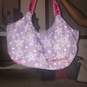 2 doll tote w/5 doll bags